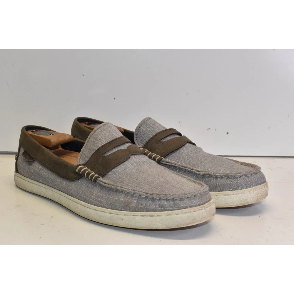 Cole Haan 1928 Nantucket Slip on Loafers Gray Mens Size 10.5 Casual Shoes C30496
